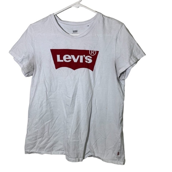 Levi’s Large White‎ T Shirt - Picture 1 of 4